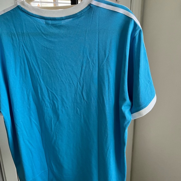 ADICOLOR CLASSIC TRACEABLE NWT AUTHENTIC APP SKY RUSH COLOR SHORT SLEEVES TOP - Picture 10 of 16